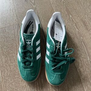 Adidas Gazelle indoor Green and White Sneakers